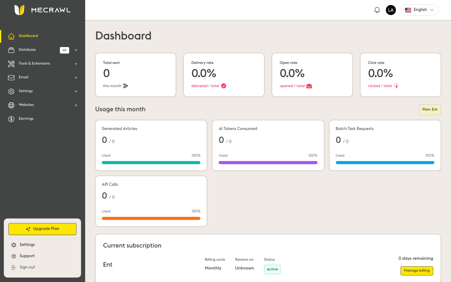 Review listings in the dashboard, then export CSV, Excel, or JSON when ready.