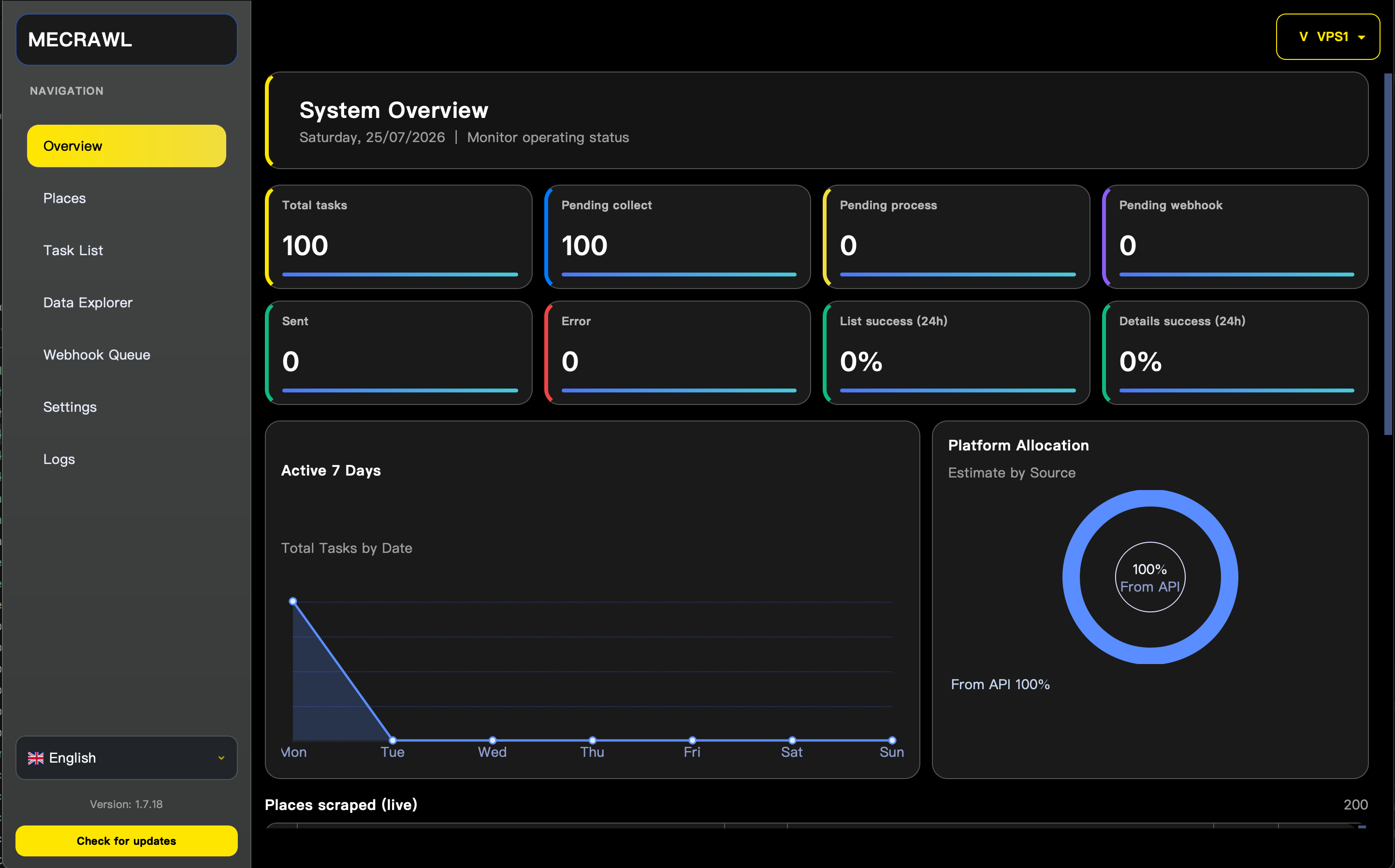 Install the app, sign in, and configure the region, category, or Maps targets you need.